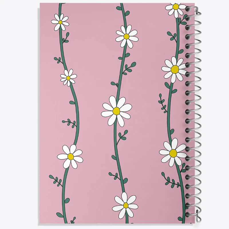 دفتر مشق 100 برگ خندالو طرح گل گلی کد N6823