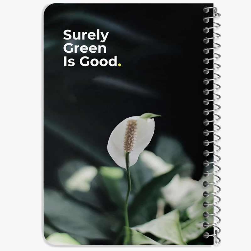 دفتر یادداشت 50 برگ خندالو طرح Surely Green Is Good کد F13646