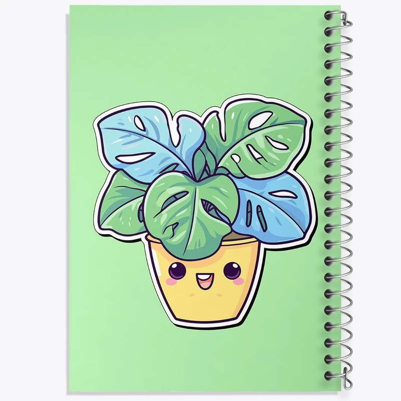 دفتر طراحی 50 برگ خندالو طرح گل و گیاه کد 36616