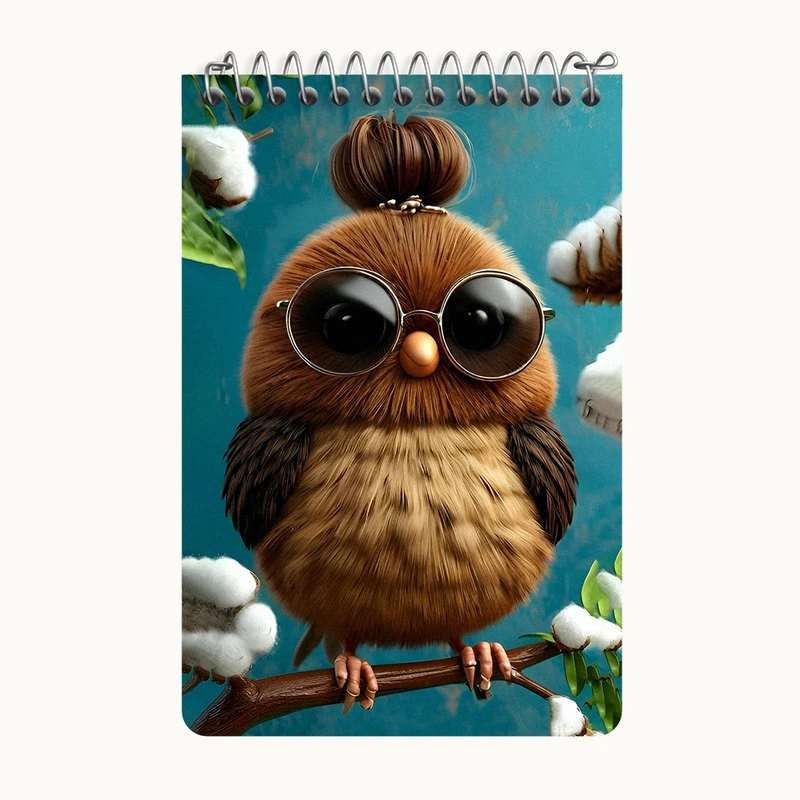 دفتر یادداشت 50 برگ خندالو طرح جوجه بامزه کد F12804