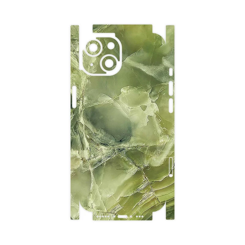 برچسب پوششی ماهوت مدل Green_Crystal_Marble-FullSkin مناسب برای گوشی موبایل اپل iPhone 14