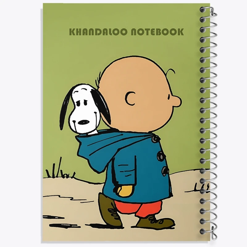 دفتر طراحی 50 برگ خندالو طرح اسنوپی (snoopy) کد N6359
