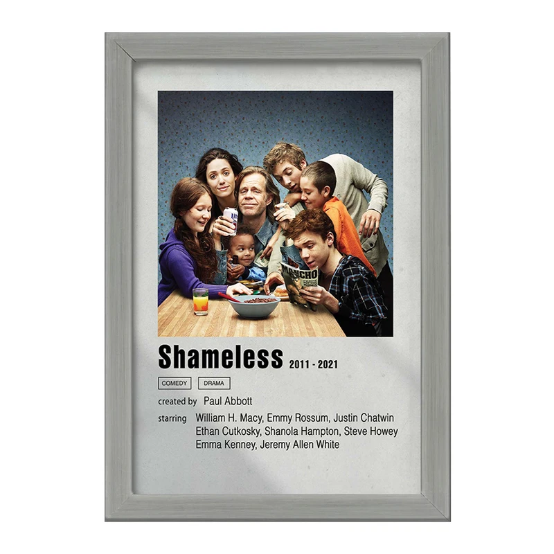 تابلو خندالو طرح بی شرم (Shameless) کد F11285