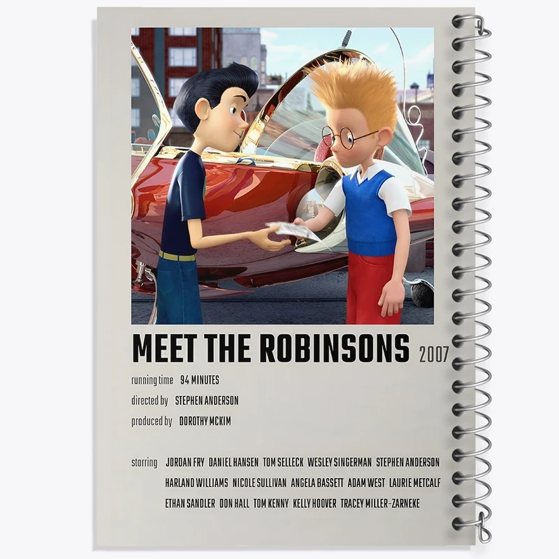 دفتر شطرنجی 50 برگ خندالو طرح ملاقات رابینسون ها (Meet the Robinsons) کد F13265