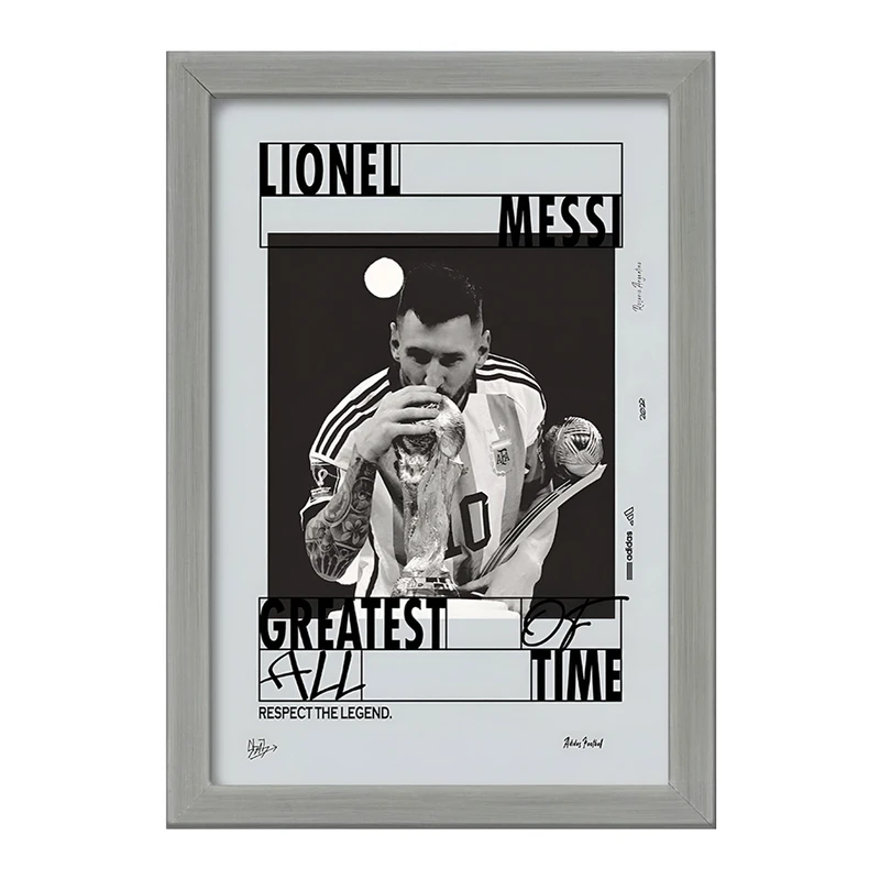 تابلو خندالو طرح لیونل مسی کد F13476