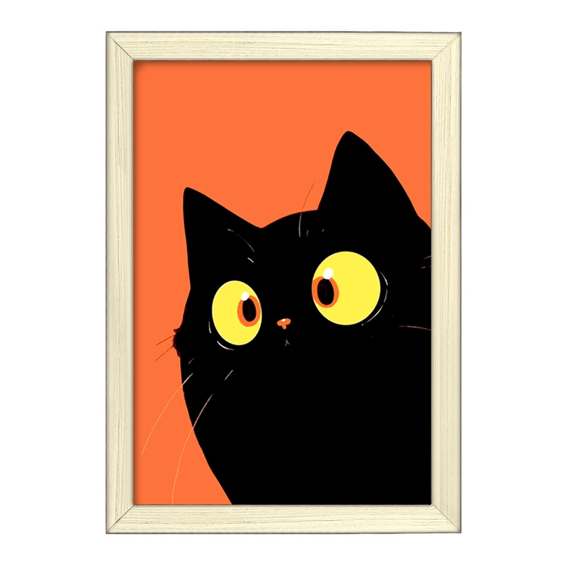 تابلو خندالو طرح گربه (Cat) کد F1746