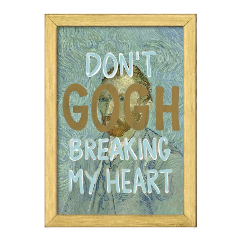 تابلو خندالو طرح ونسان ونگوگ کد F163