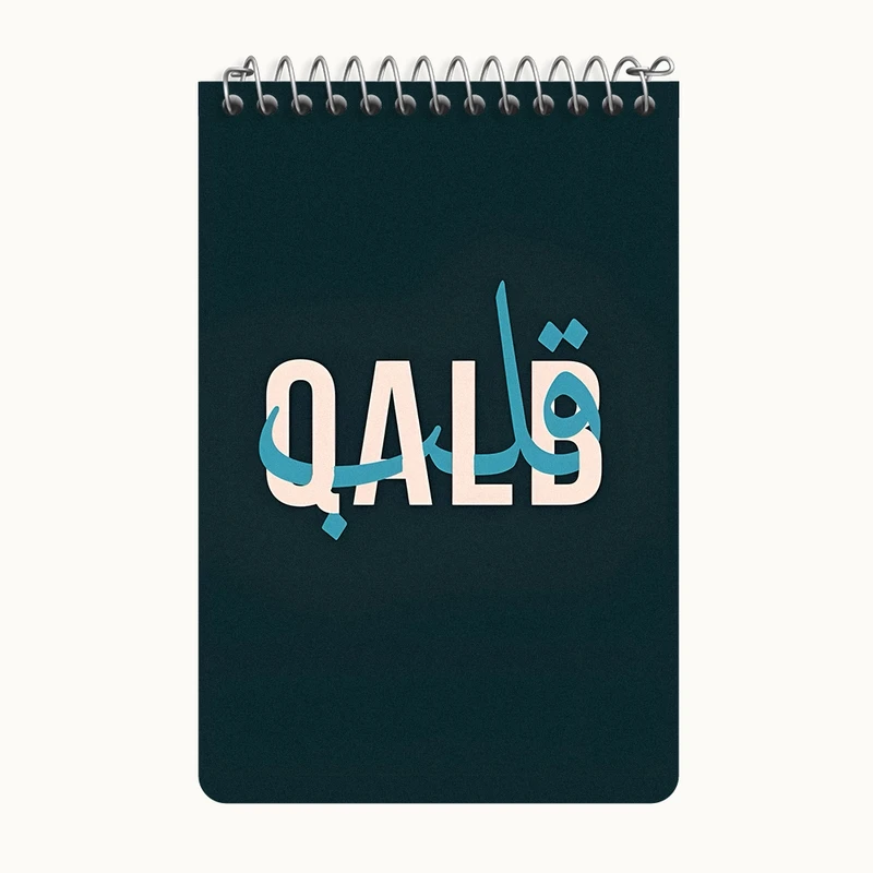 دفتر یادداشت 50 برگ خندالو طرح قلب کد F5007