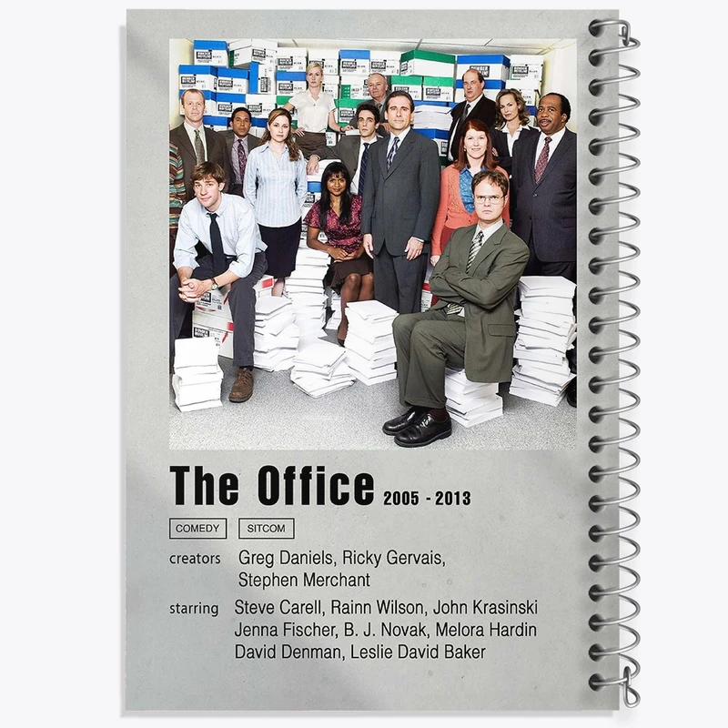 دفتر طراحی 50 برگ خندالو طرح آفیس (The Office) کد F11279