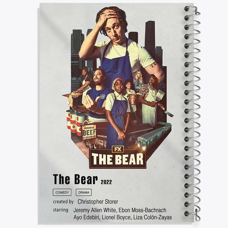 دفتر لیست خرید 50 برگ خندالو طرح خرس (The Bear) کد F11931