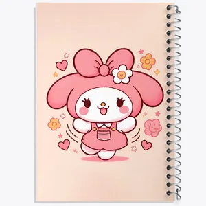 دفتر طراحی 50 برگ خندالو طرح ملودی (Melody) کد N5249