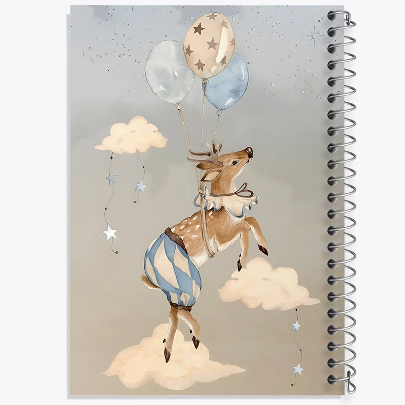 دفتر نقاشی 50 برگ خندالو طرح آهوی زیبای سیرک کد N8474