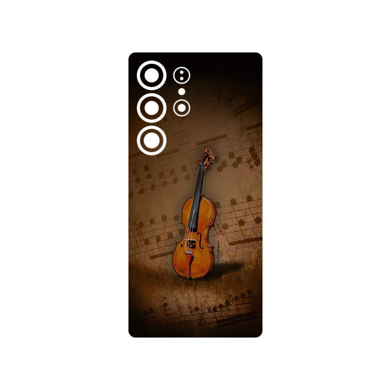 برچسب پوششی ماهوت مدل Violin_Instrument مناسب برای گوشی موبایل سامسونگ Galaxy S25 Ultra