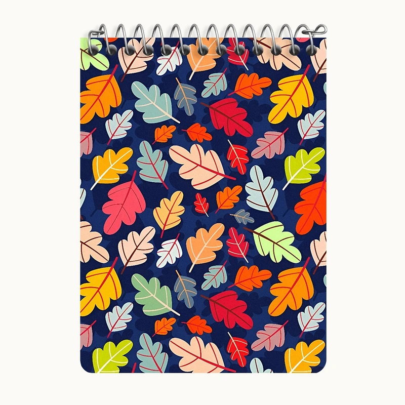 دفتر یادداشت 50 برگ خندالو طرح پترن گل گلی کد N6074