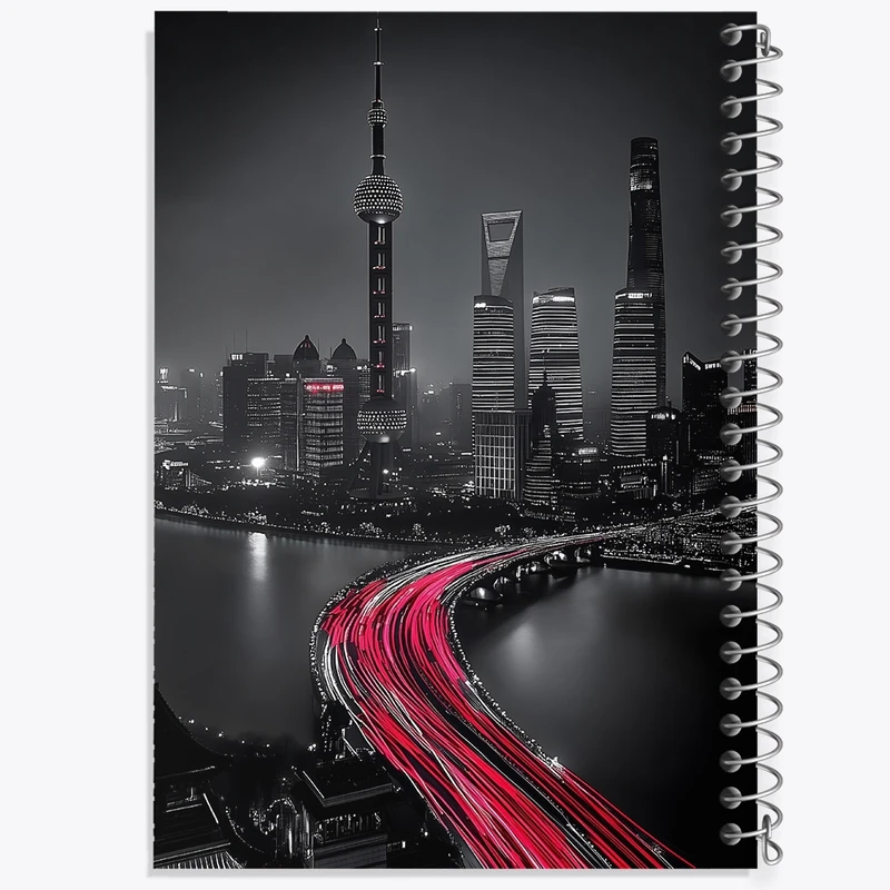 دفتر لیست خرید 50 برگ خندالو طرح آسمان شب های شانگهای کد N7711