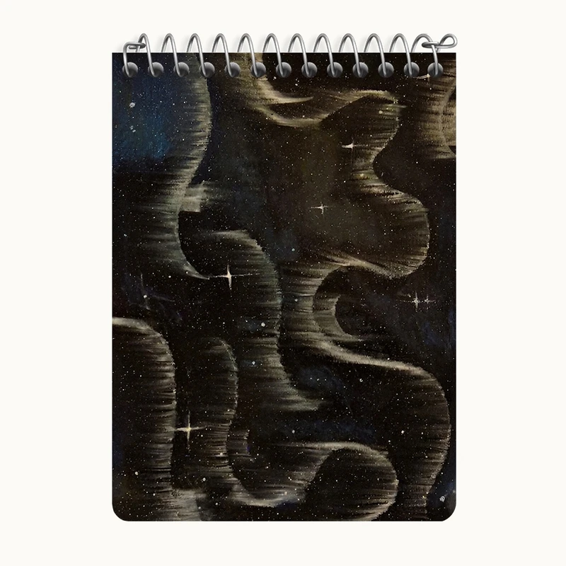 دفتر یادداشت 50 برگ خندالو طرح آسمان و ستاره کد N6796