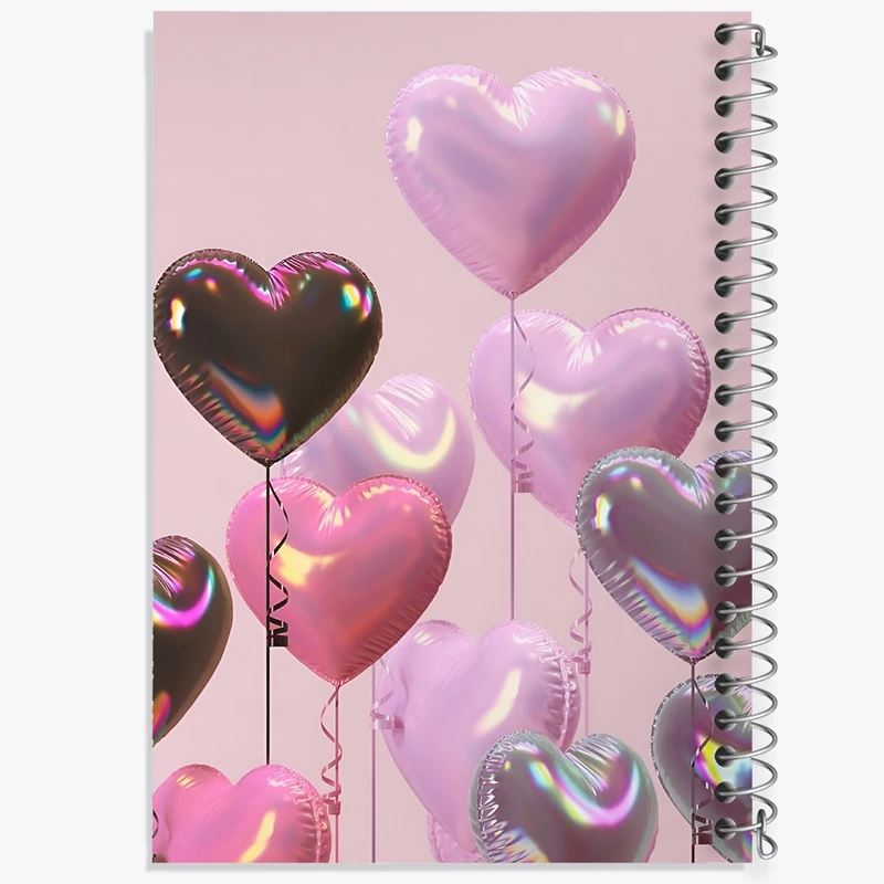 دفتر نقاشی 50 برگ خندالو طرح بادکنک قلبی کد N6128