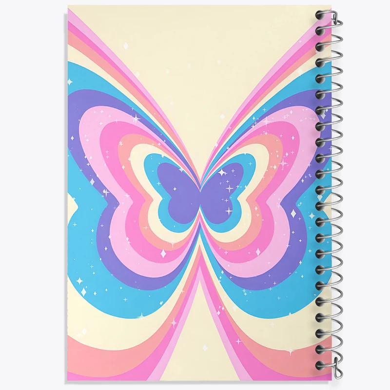 دفتر نقاشی 50 برگ خندالو طرح پروانه کد N6830