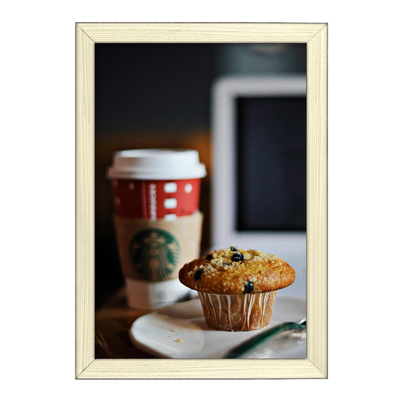 تابلو خندالو طرح قهوه و کاپ کیک کد F2529