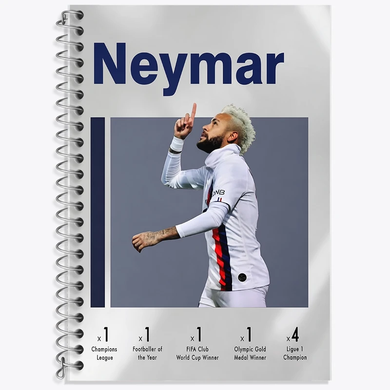 دفتر زبان 50 برگ خندالو مدل سه خط طرح نیمار جونیور کد F13875