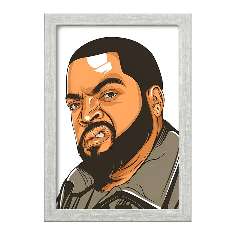 تابلو خندالو طرح آیس کیوب (Ice Cube) کد F10225