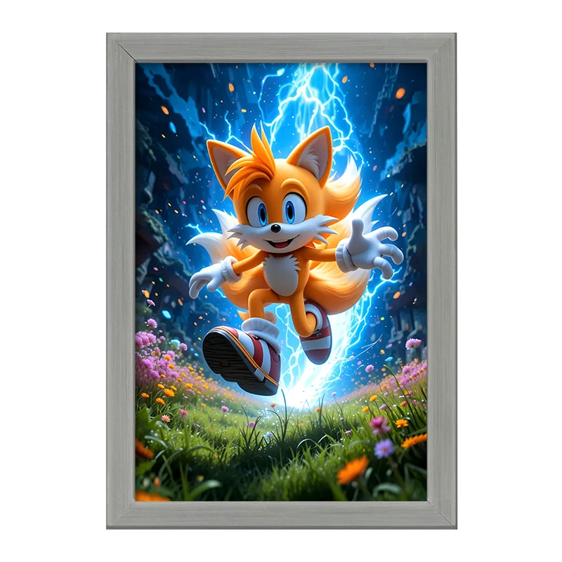 تابلو خندالو طرح سونیک (Sonic) کد F12646