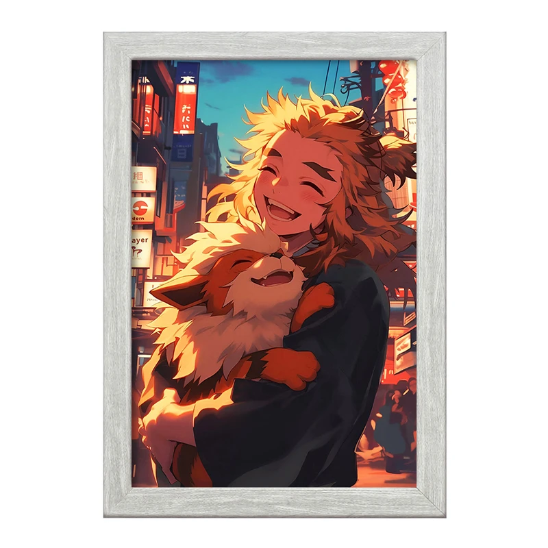 تابلو خندالو طرح پوکمون (pokemon) کد F9786