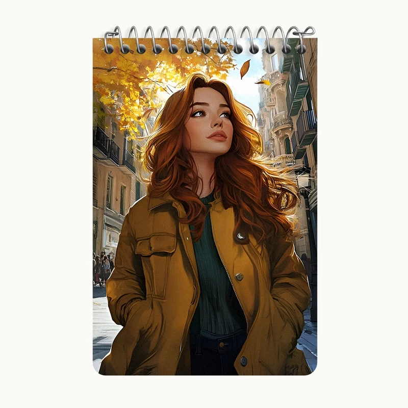 دفتر یادداشت 50 برگ خندالو طرح دخترانه کد F6949