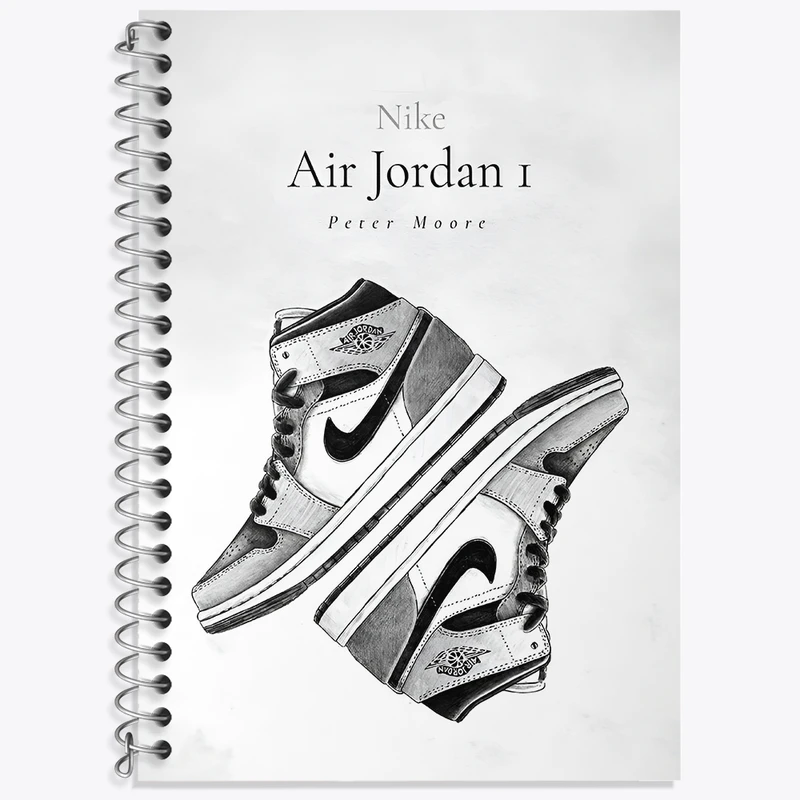 دفتر لغت 50 برگ خندالو طرح نایکی ایر جردن (Nike Air Jordan) کد N8310