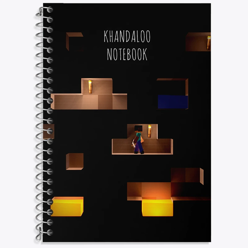 دفتر نت موسیقی 50 برگ خندالو طرح بازی ماینکرافت (Minecraft) کد N8752