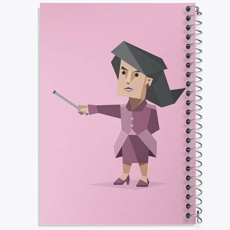 دفتر طراحی 50 برگ خندالو طرح تایپ شخصیتی فرمانده ENTJ  کد 7703