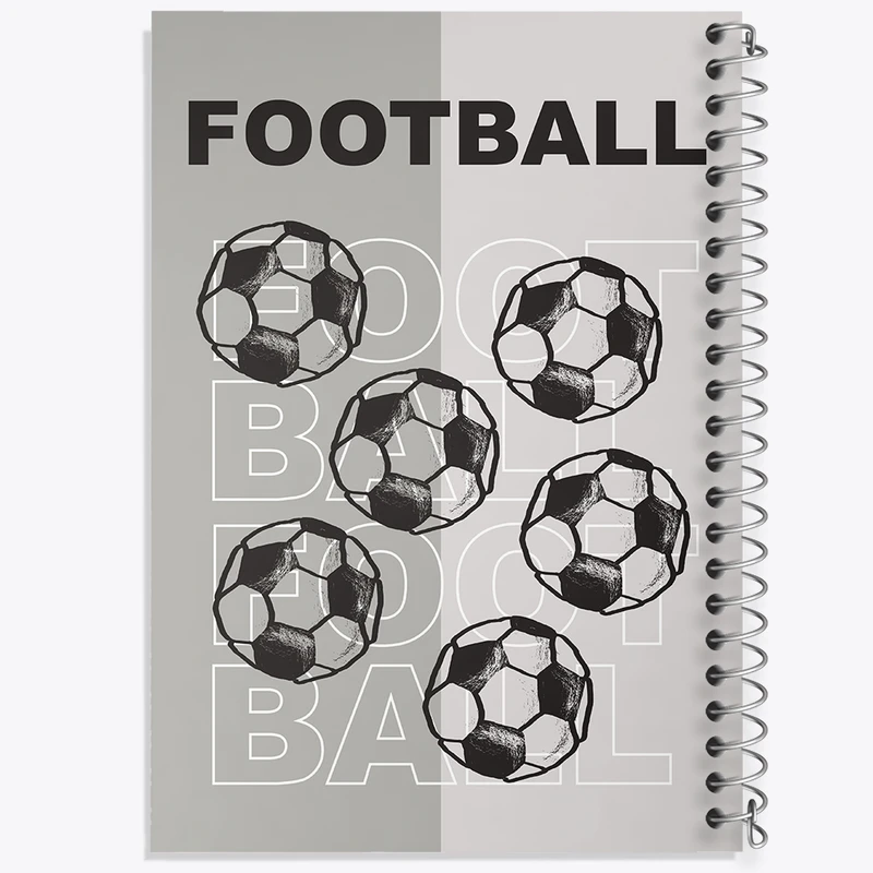 دفتر طراحی 50 برگ خندالو طرح فوتبال کد N1378