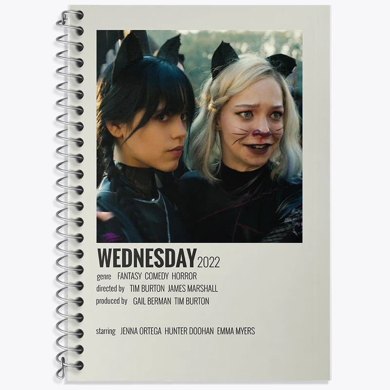 دفتر نت موسیقی 50 برگ خندالو طرح ونزدی (Wednesday) کد F13275