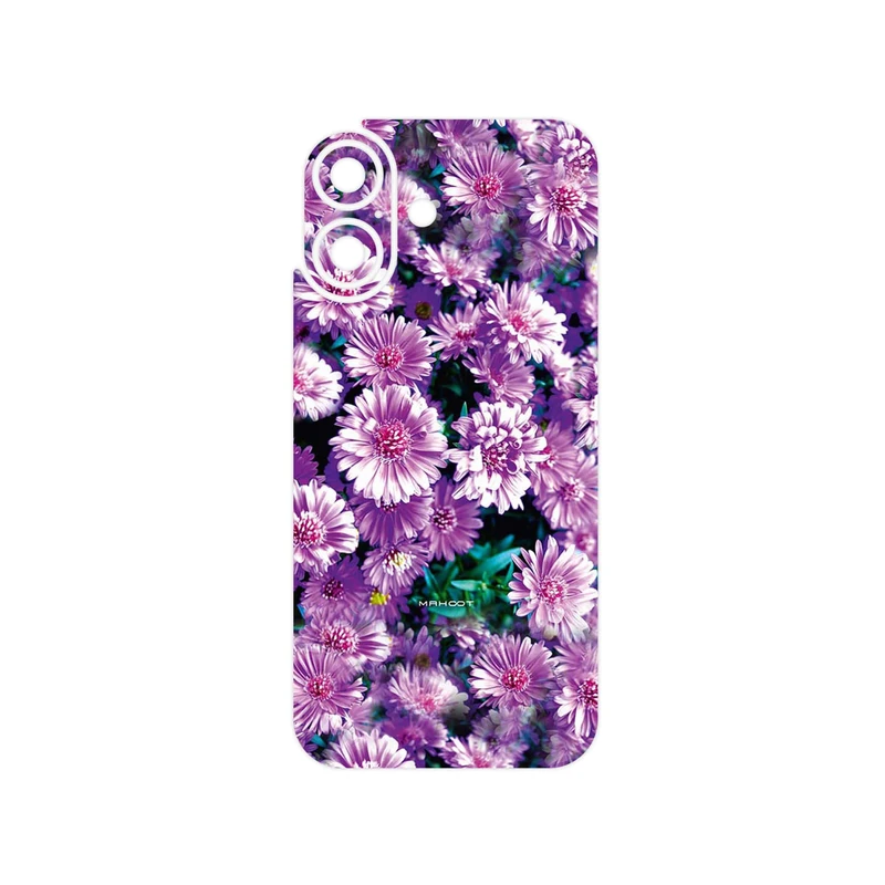 برچسب پوششی ماهوت مدل Purple_Flower مناسب برای گوشی موبایل اپل iPhone 17