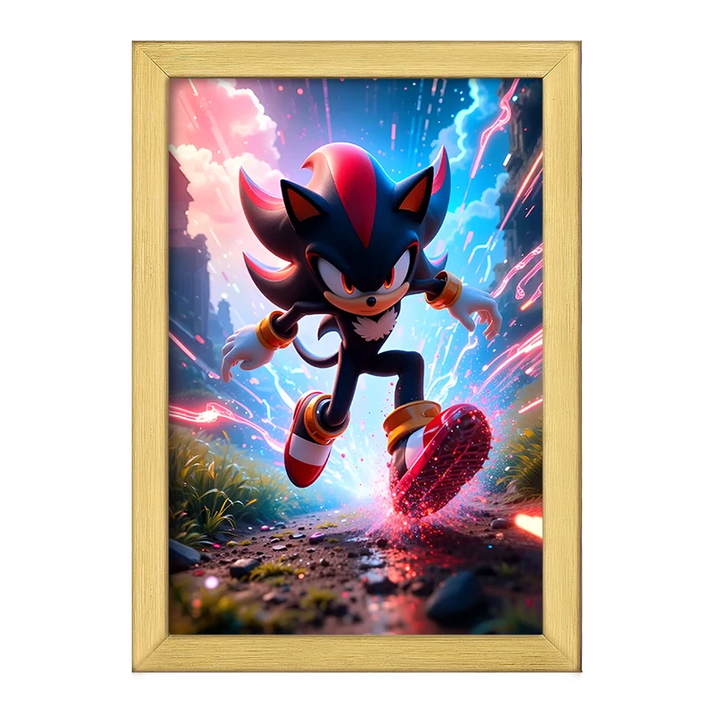 تابلو خندالو طرح سونیک (Sonic) کد F12650