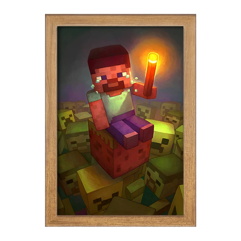 تابلو خندالو طرح ماینکرافت (Minecraft) کد F14092