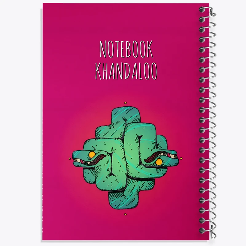 دفتر مشق 50 برگ خندالو طرح مارپله کد N7745