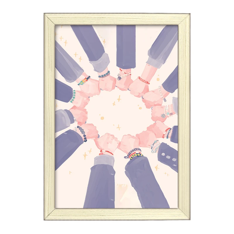 تابلو خندالو طرح گروه سونتین Seventeen  کد 21661