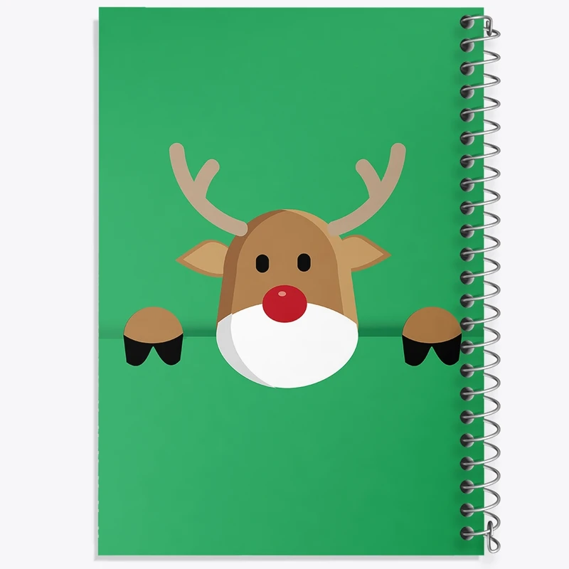 دفتر طراحی 50 برگ خندالو طرح گوزن کد N3