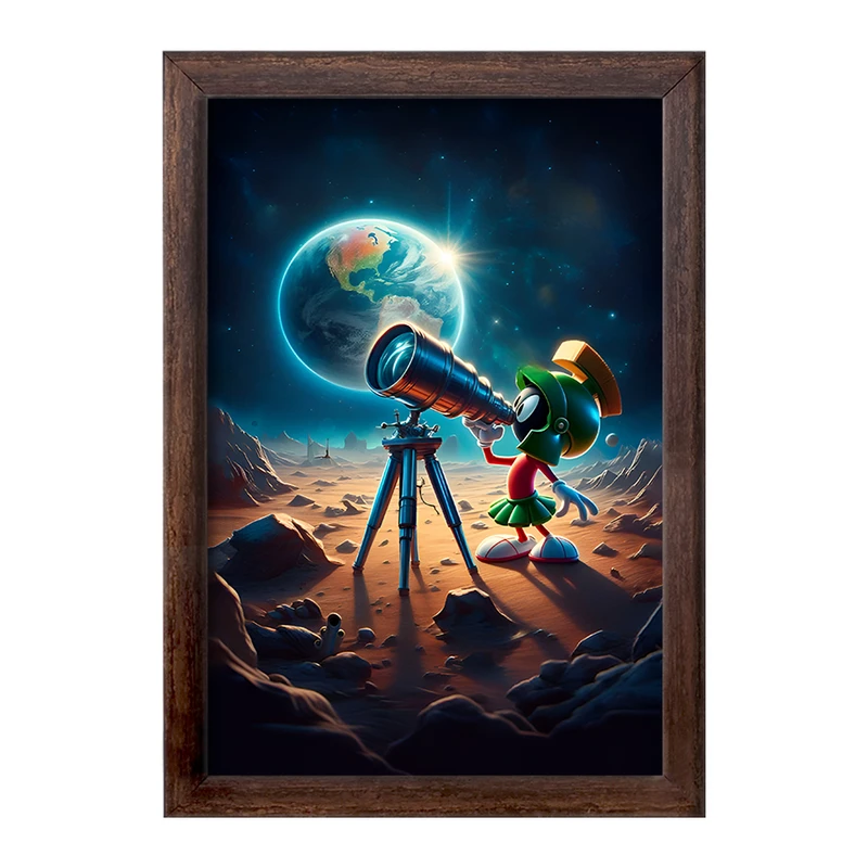 تابلو خندالو طرح ماروین مریخی (Marvin the Martian) کد F11750