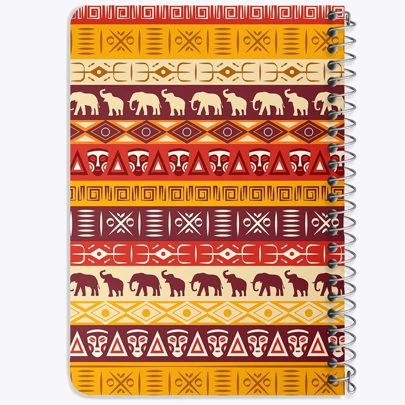 دفتر یادداشت 50 برگ خندالو طرح آفریقا Africa کد 29828