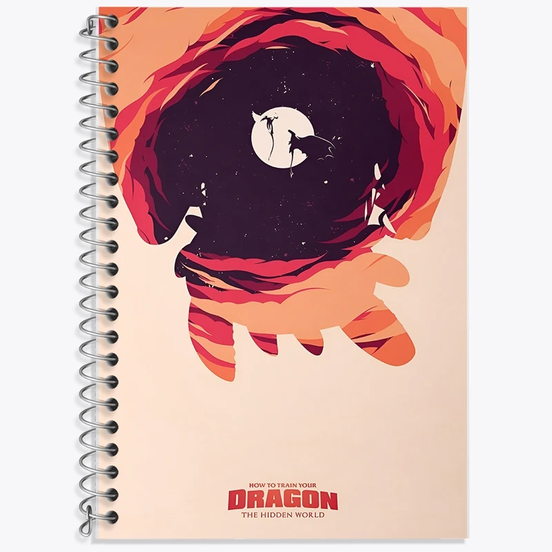 دفتر لغت 50 برگ خندالو طرح چگونه اژدهای خود را تربیت کنیم کد F13568