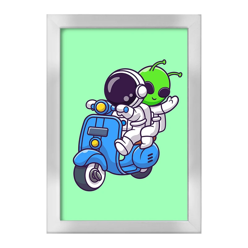 تابلو خندالو طرح فضانورد کد 25062