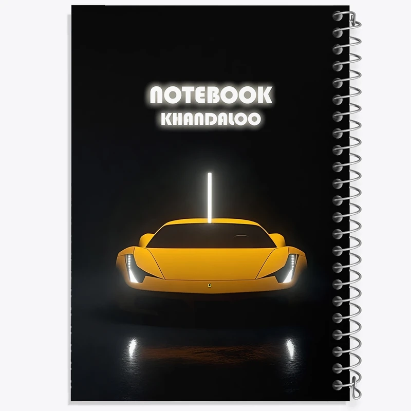 دفتر طراحی 50 برگ خندالو طرح فراری (Ferrari 488) کد N7530