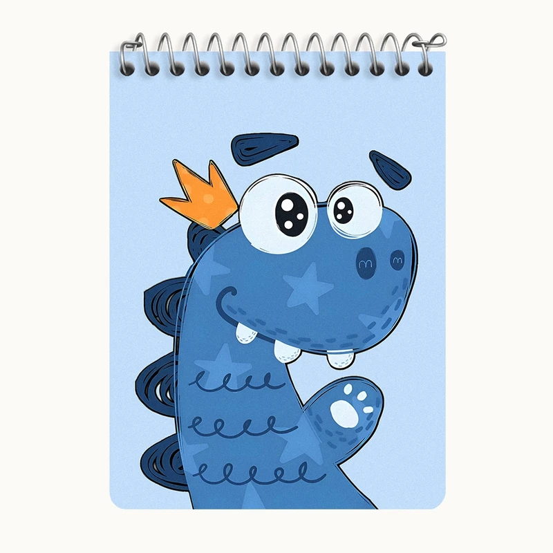 دفتر یادداشت 50 برگ خندالو طرح دایناسور خنگ کد N5279