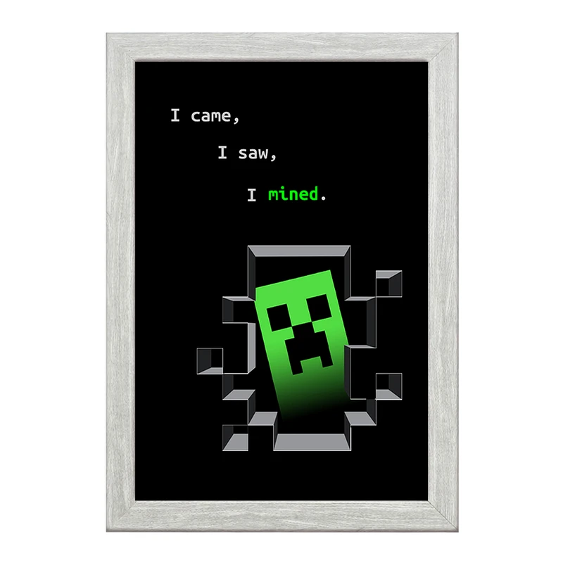 تابلو خندالو طرح ماینکرافت (Minecraft) کد F287