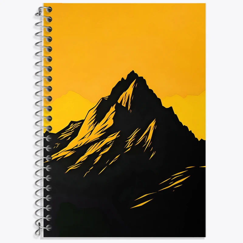 دفتر نت موسیقی 50 برگ خندالو طرح کوه کد F8503