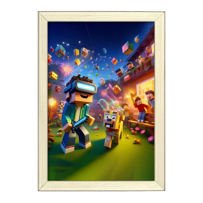 تابلو خندالو طرح ماینکرافت (Minecraft) کد F3545