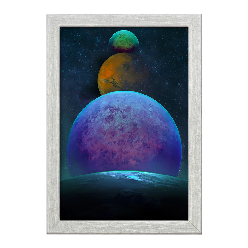 تابلو خندالو طرح کهکشان (galaxy) کد F6718