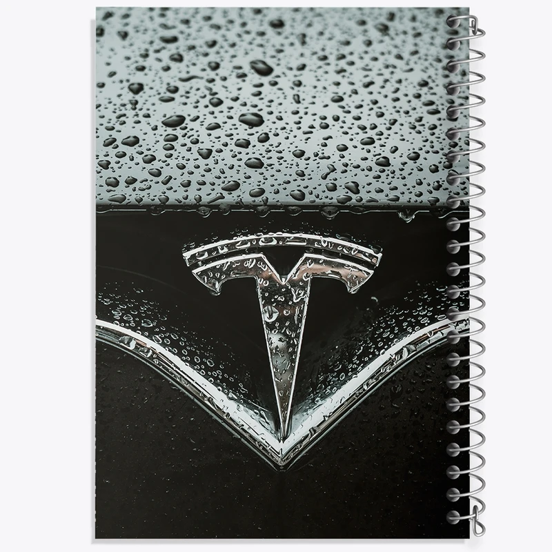 دفتر طراحی 50 برگ خندالو طرح تسلا tesla کد 30707